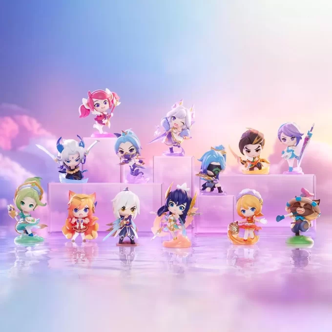 Altın Spatula İçin Mücadele Chibi Serisi Figürleri