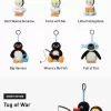 Baby Molly × Pingu Mutlu Balık Tutma Serisi – Vinil Peluş Kolye Kör Kutu