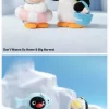 Baby Molly × Pingu Mutlu Balık Tutma Serisi – Vinil Peluş Kolye Kör Kutu