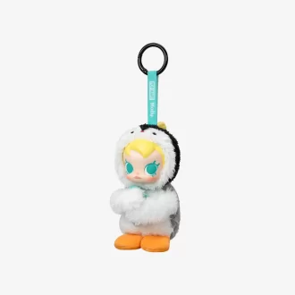 Baby Molly × Pingu Mutlu Balık Tutma Serisi – Vinil Peluş Kolye Kör Kutu