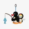 Baby Molly × Pingu Mutlu Balık Tutma Serisi – Vinil Peluş Kolye Kör Kutu