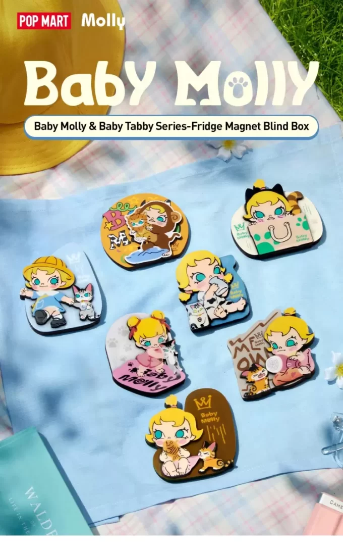 Baby Molly ve Baby Tabby Serisi – Buzdolabı Mıknatısı Kör Kutu