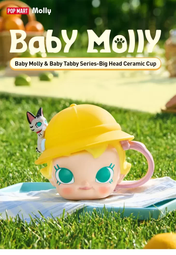 Baby Molly ve Baby Tabby Serisi – Büyük Başlı Seramik Bardak