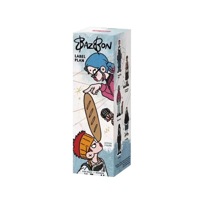 BAZBON Etiket Planı Serisi 1/8 Aksiyon Figürü
