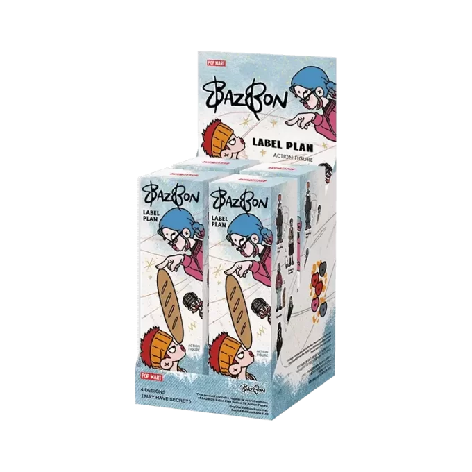 BAZBON Etiket Planı Serisi 1/8 Aksiyon Figürü