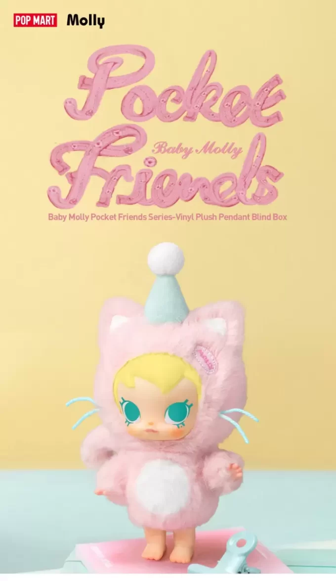 Bebek Molly Cep Arkadaşları Serisi – Vinil Peluş Kolye Kör Kutu