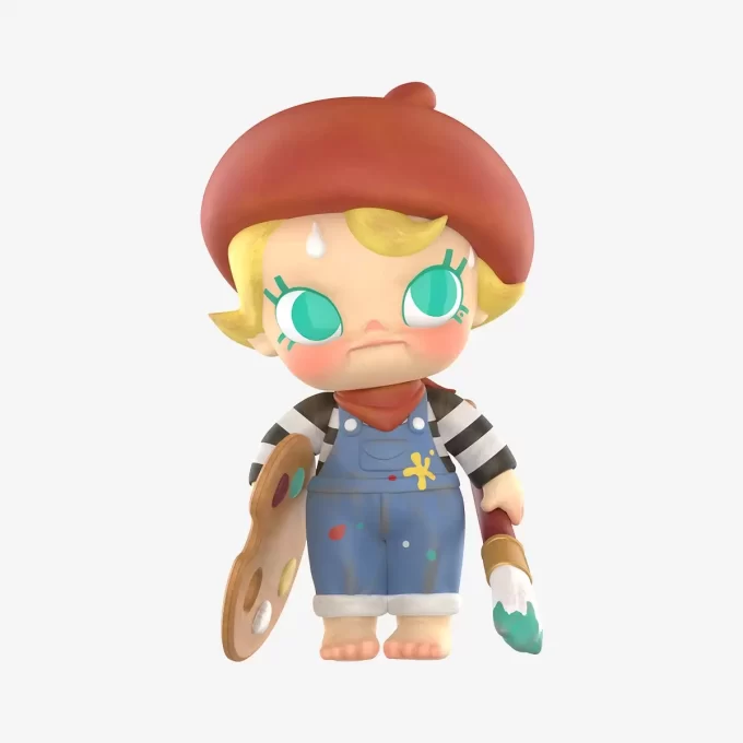Bebek Molly Geleceğin Ressamı Heykelciği