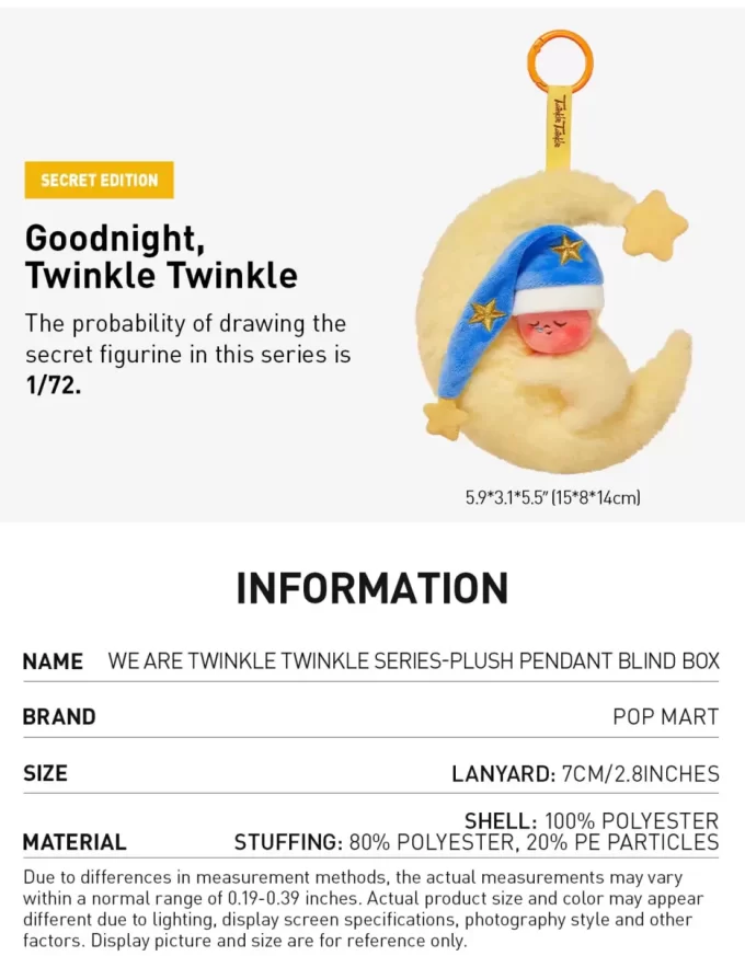 Biz Twinkle Twinkle Serisiyiz – Peluş Kolye Kör Kutu