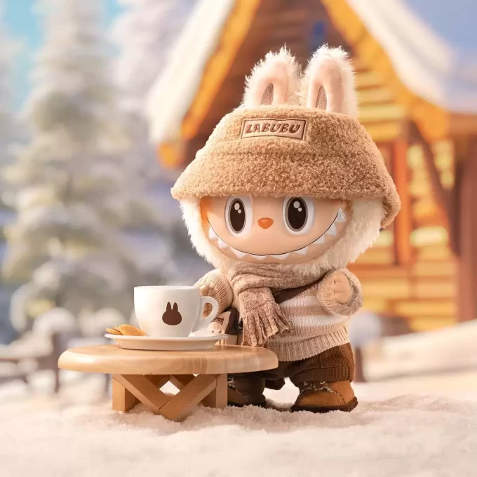 CANAVARLAR – GİYİN LATTE Vinil Peluş Bebek
