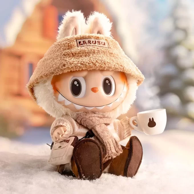 CANAVARLAR – GİYİN LATTE Vinil Peluş Bebek
