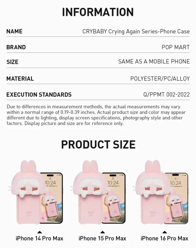 CRYBABY Crying Again Serisi – Telefon Kılıfı