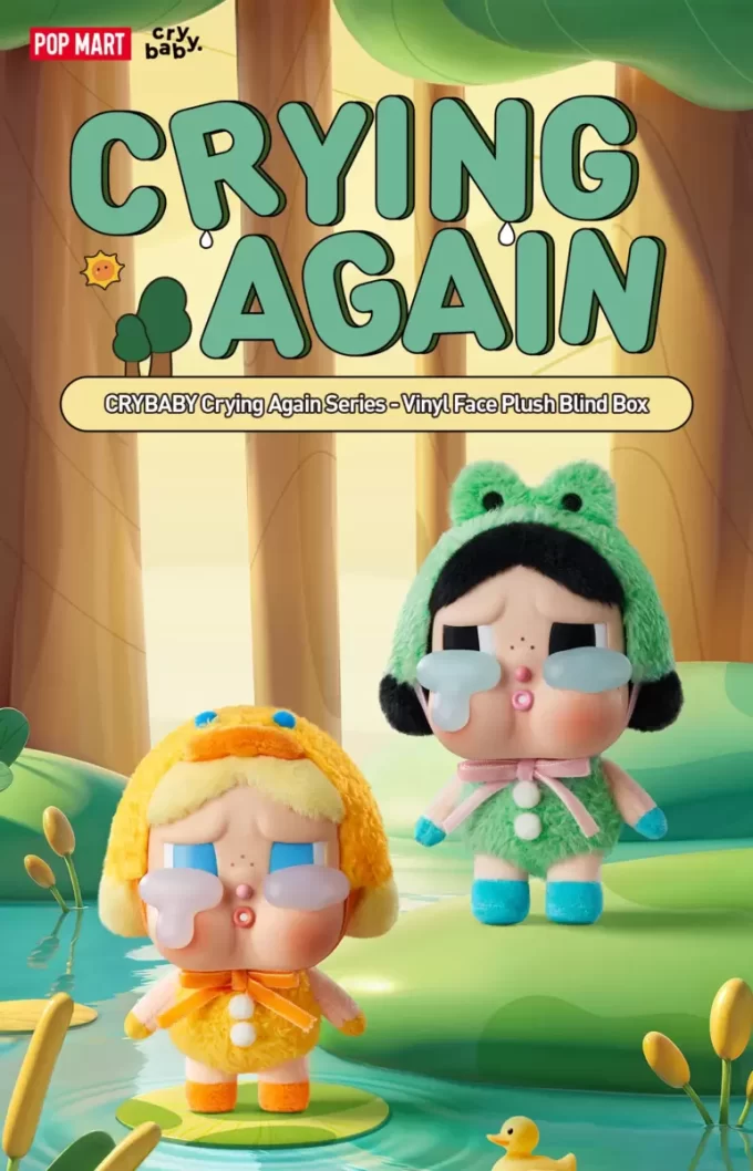 CRYBABY Crying Again Serisi – Vinil Yüz Peluş Kör Kutu