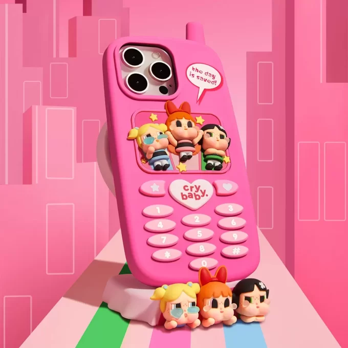 CRYBABY × Powerpuff Girls Serisi – Cep Telefonu Braketi