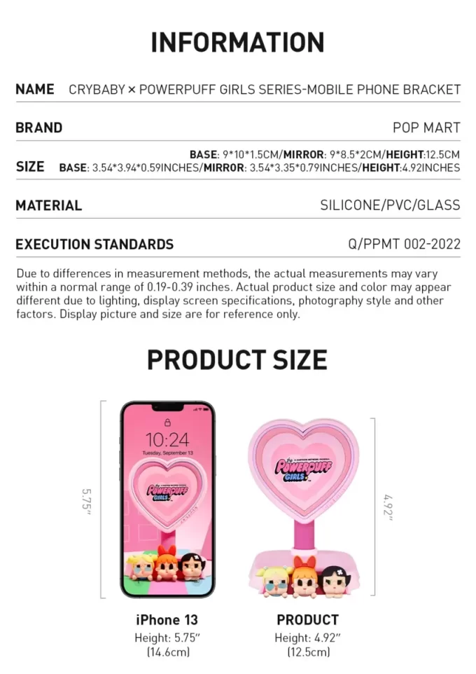 CRYBABY × Powerpuff Girls Serisi – Cep Telefonu Braketi