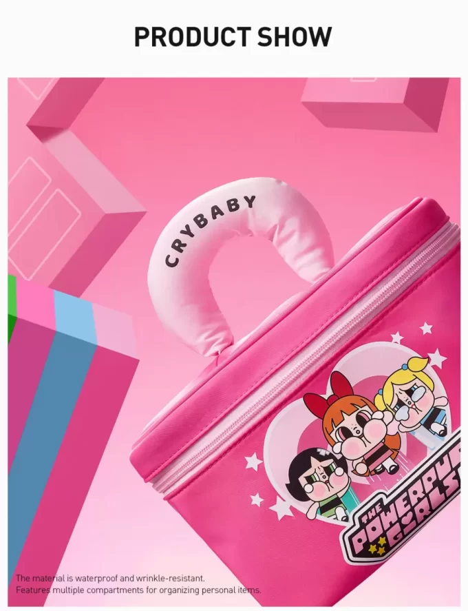 CRYBABY × Powerpuff Girls Serisi – Kozmetik Çantası