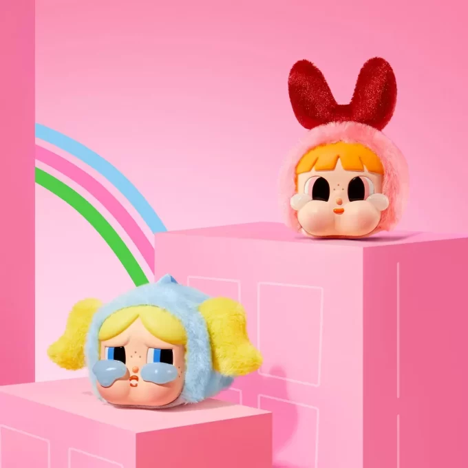 CRYBABY × Powerpuff Girls Serisi – Vinil Yüz Peluş Kör Kutu