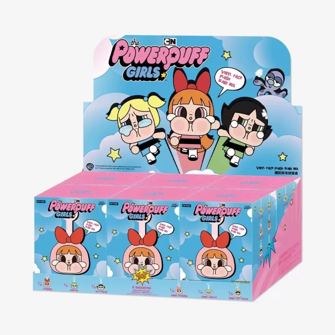 CRYBABY × Powerpuff Girls Serisi – Vinil Yüz Peluş Kör Kutu