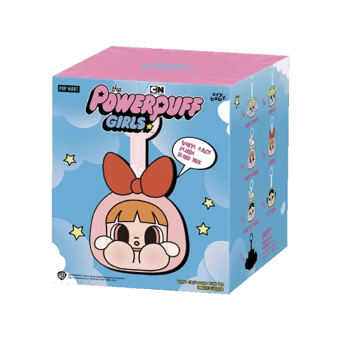 CRYBABY × Powerpuff Girls Serisi – Vinil Yüz Peluş Kör Kutu