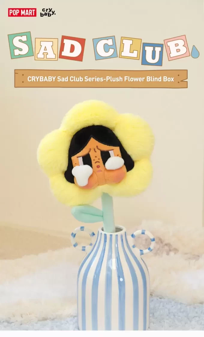CRYBABY Sad Club Serisi – Peluş Çiçek Kör Kutu