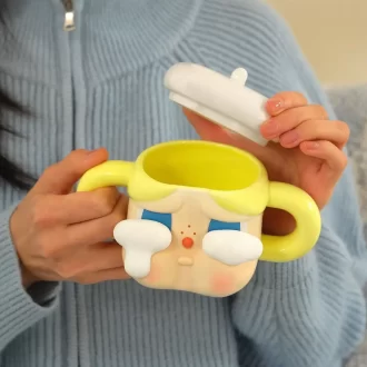 CRYBABY Sad Club Serisi – Seramik Bardak (Altın)