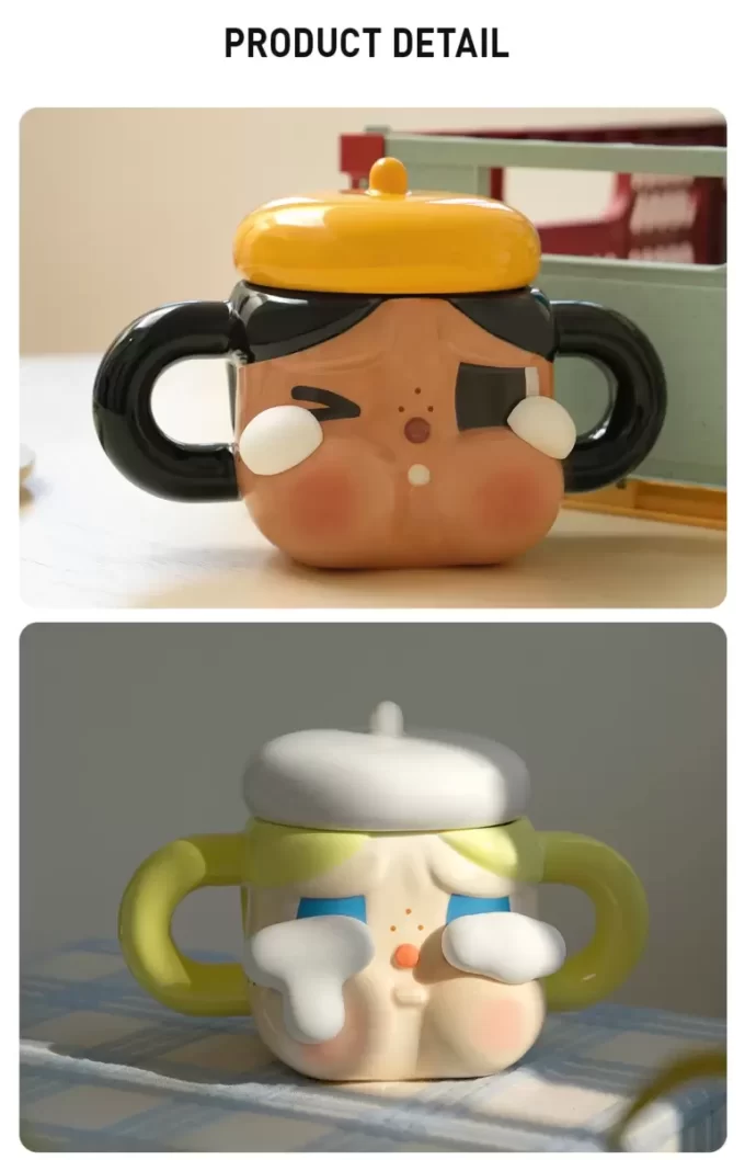 CRYBABY Sad Club Serisi – Seramik Bardak (Altın)