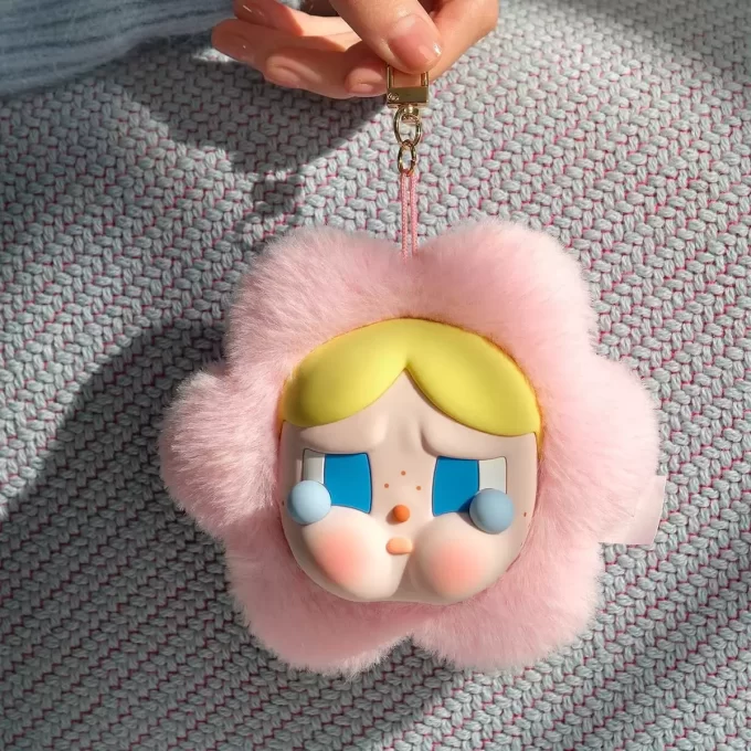 CRYBABY Sad Club Serisi – Silikon Peluş Kulaklık Çantası