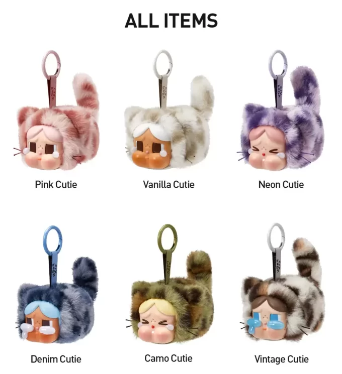CRYBABY Vahşi Ama Tatlı Serisi – Vinil Peluş Kolye Kör Kutu