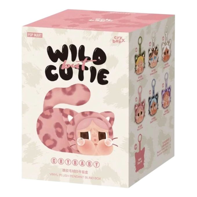 Crybaby Wild but Cutie Vinil Peluş Kolye Mühürlü Kutu (1 Kör Kutu)