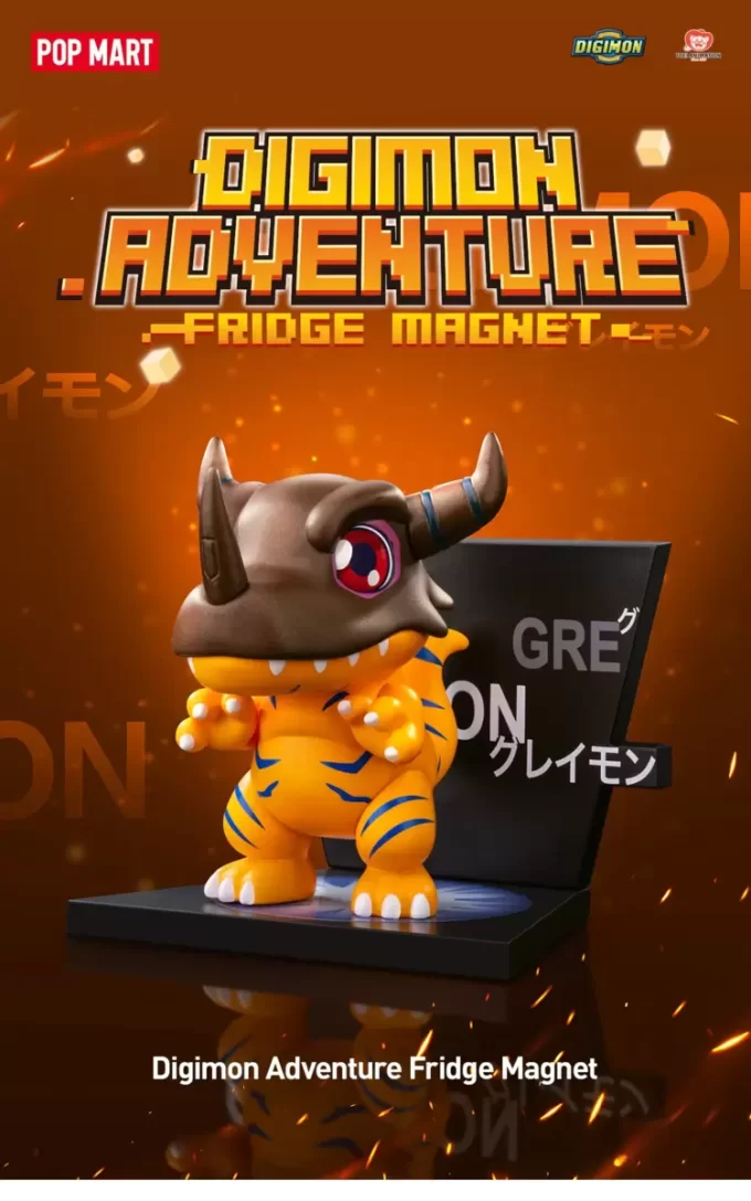 Digimon Adventure Buzdolabı Mıknatısı Serisi Figürleri