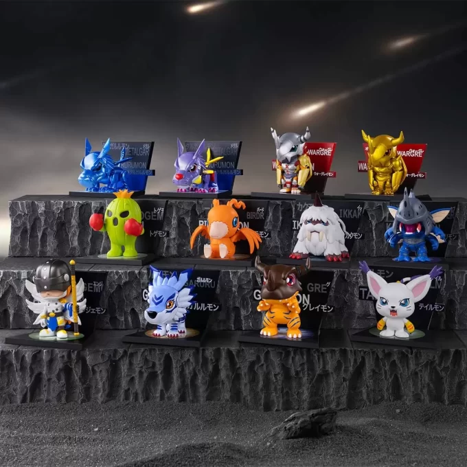 Digimon Adventure Buzdolabı Mıknatısı Serisi Figürleri