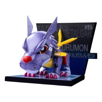 Digimon Buzdolabı Mıknatısı Mühürlü Kutu “Metal Garurumon”