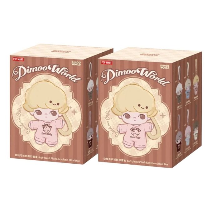 Dimoo Crush on Coffee Peluş Anahtarlık Mühürlü Kutu (2 Kör Kutu)