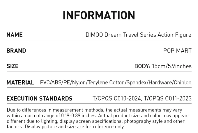 DIMOO Dream Travel Serisi Aksiyon Figürü