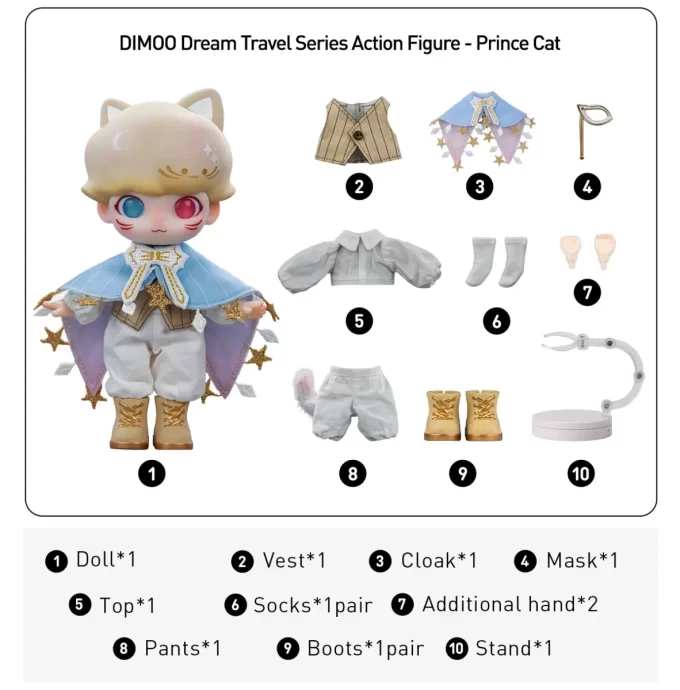 DIMOO Dream Travel Serisi Aksiyon Figürü