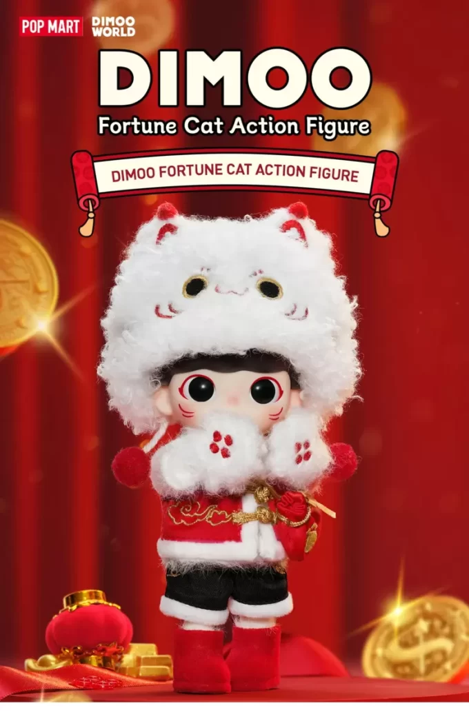 DIMOO Fortune Cat Aksiyon Figürü