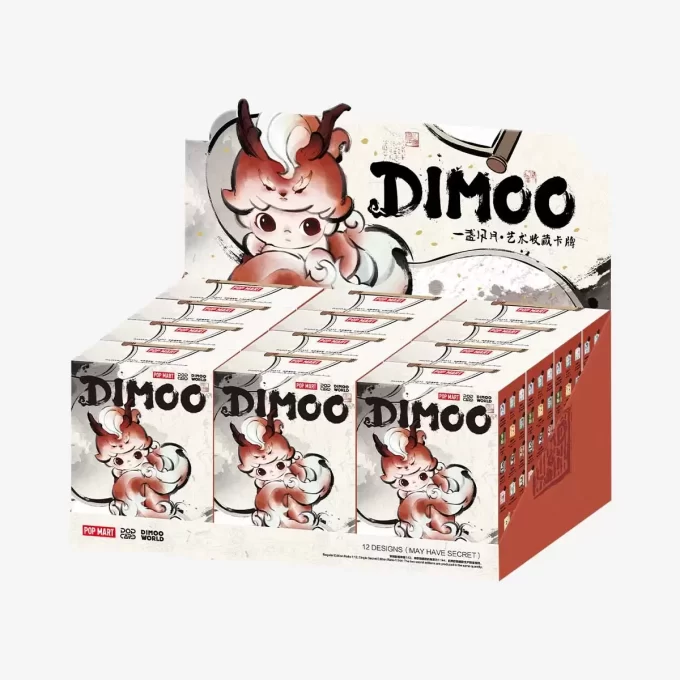 DIMOO Hikayeler Kupa Serisi Figür Sanat Koleksiyonu Kartları