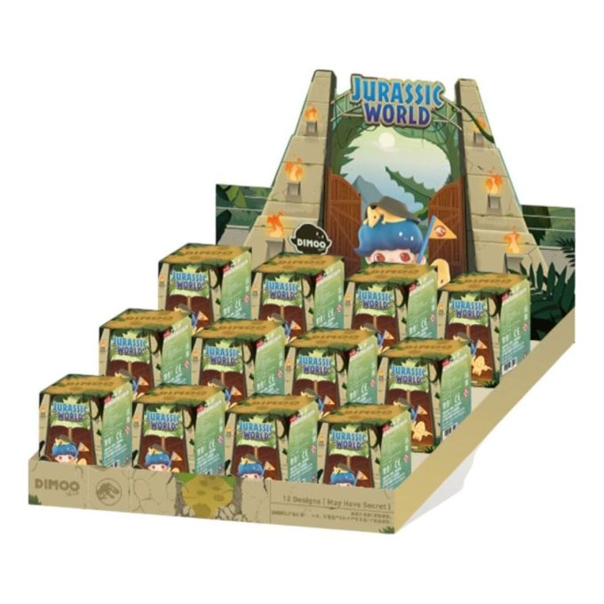 Dimoo Jurassic World Figürleri Mühürlü Kutu (12 Kör Kutu)