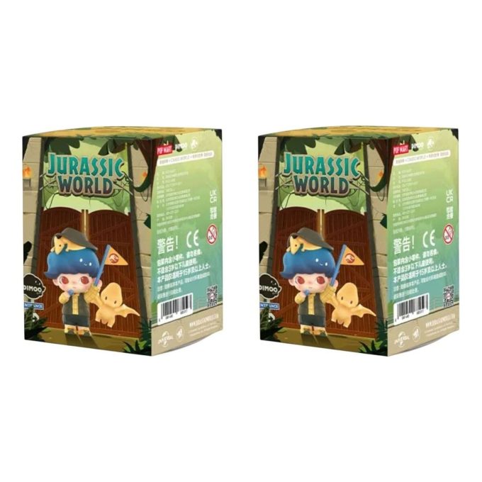 Dimoo Jurassic World Figürleri Mühürlü Kutu (2 Kör Kutu)