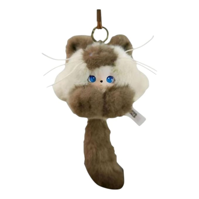 Dimoo Kedi Yuvarlanan Asılı Kart “Peluş Yuvarlanan”