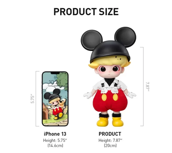 DIMOO MICKEY 1/8 Aksiyon Figürü