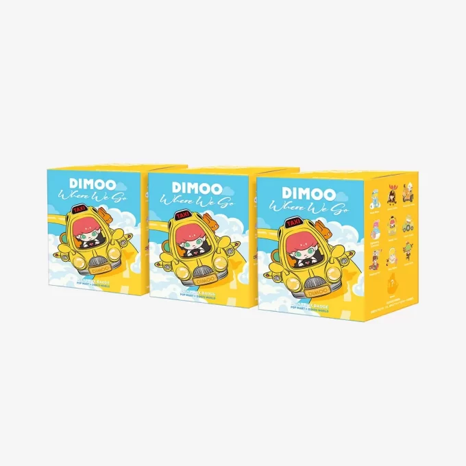 DIMOO Nereye Gidiyoruz Rozeti (3 Parça ve 9 Parça)