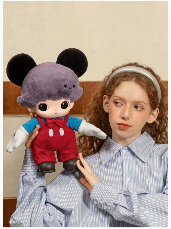 DIMOO WORLD × DISNEY Serisi – Mickey Vinil Peluş Çanta