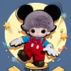 DIMOO WORLD × DISNEY Serisi – Mickey Vinil Peluş Çanta