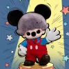 DIMOO WORLD × DISNEY Serisi – Mickey Vinil Peluş Çanta