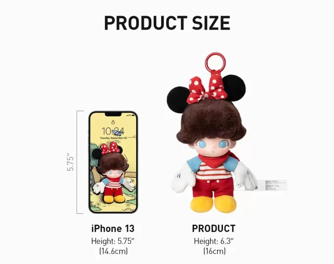 DIMOO WORLD × DISNEY Serisi – Vinil Peluş Anahtarlık Kör Kutu