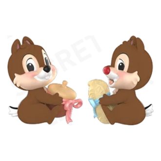 Disney Chip “N Dale Eğlenceyi Seven Kardeşler Serisi Figürleri “Hediye Değişimi” Gizli Sürümü