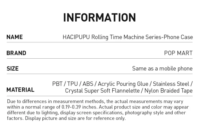HACIPUPU Rolling Time Machine Serisi – Telefon Kılıfı