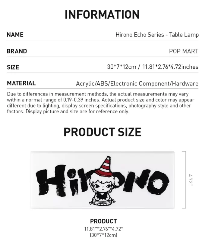 Hirono Echo Serisi – Masa Lambası