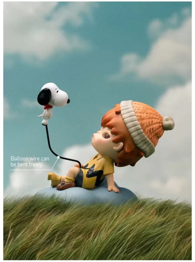 Hirono × Snoopy Figürü
