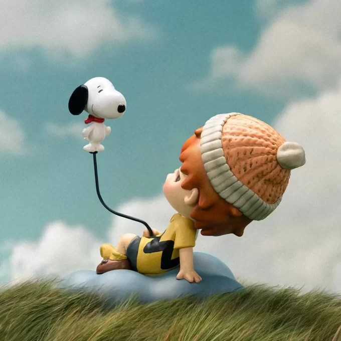 Hirono × Snoopy Figürü